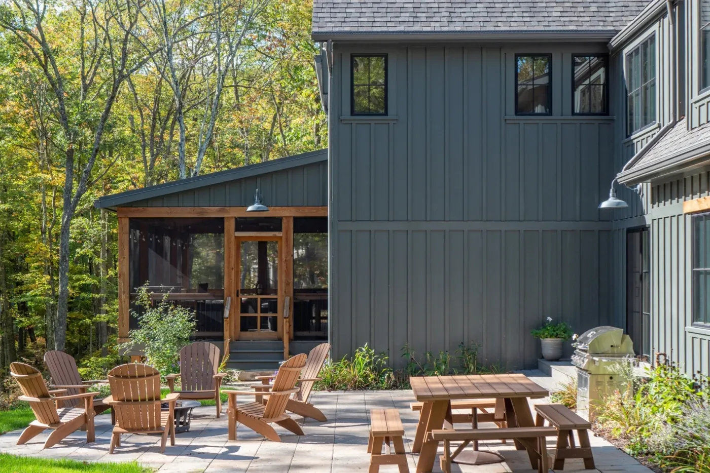 Finished Utah home exterior with roofing and siding details planned together